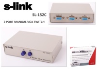 S-LINK Sl-152C 2 Port Vga Switch  2 pc veya  kayıt cihazı  tek ekran  klavye mouse takılmıyor